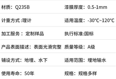 泸州电缆管热浸塑钢管产品性能特点